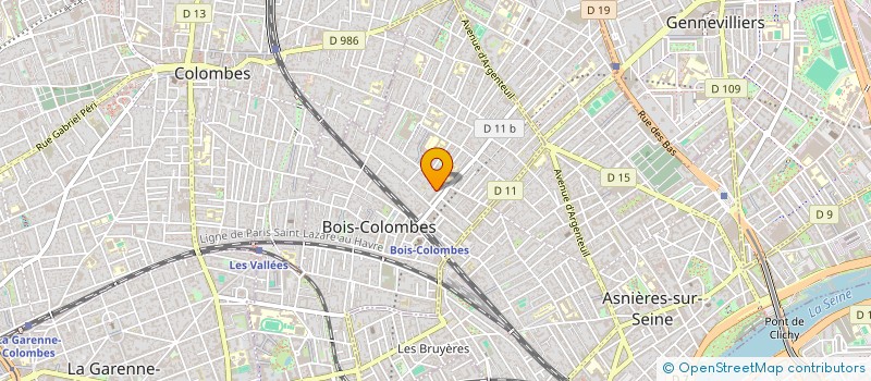 localisation de l'entreprise SCI CHARMUR à BOIS-COLOMBES