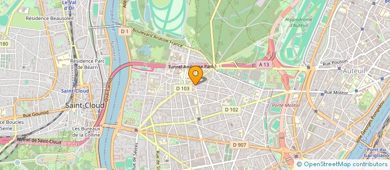 localisation de l'entreprise SCI CHARNY 1 à BOULOGNE-BILLANCOURT