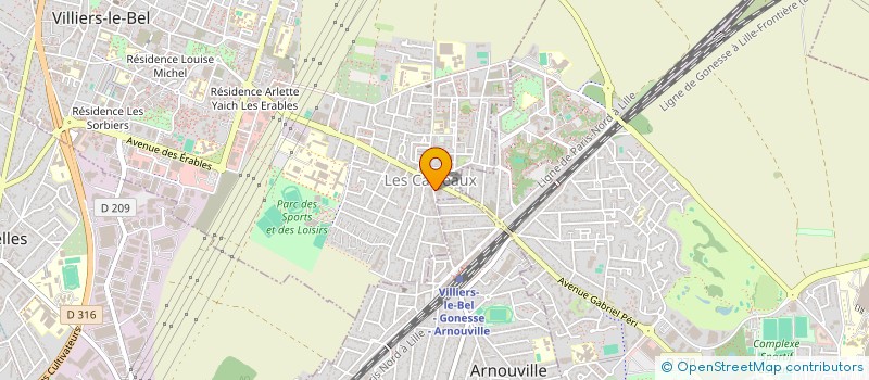 localisation de l'entreprise SCI CHARNY  VILLIERS-LE-BEL