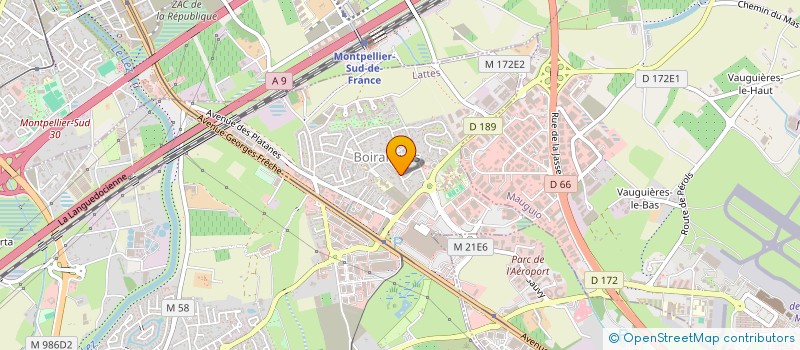 localisation de l'entreprise SCI CHAROMAM à LATTES