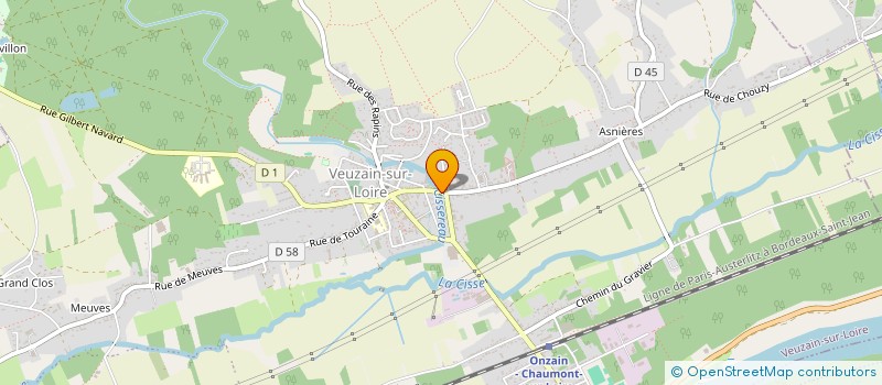 localisation de l'entreprise SCI CHAROMAY  VEUZAIN-SUR-LOIRE