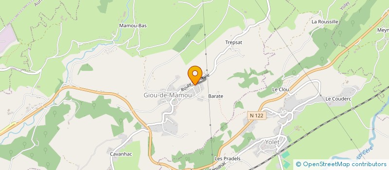 localisation de l'entreprise SCI CHARONNAGE à ARPAJON-SUR-CERE