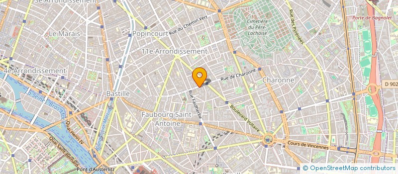 localisation de l'entreprise SCI CHARONNE 100 à PARIS