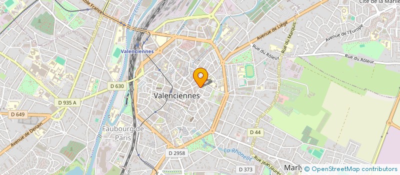 localisation de l'entreprise SCI CHARONNE  VALENCIENNES