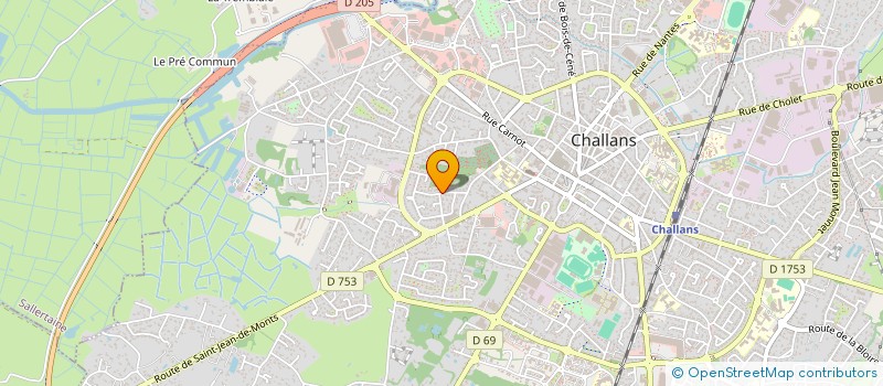 localisation de l'entreprise SCI CHAROU à CHALLANS