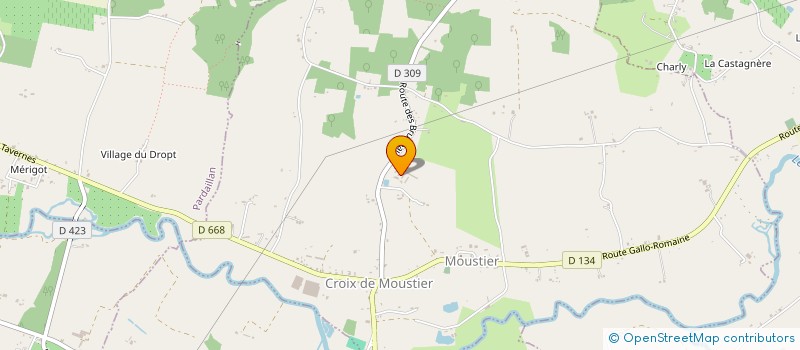 localisation de l'entreprise SCI CHARPE  MOUSTIER