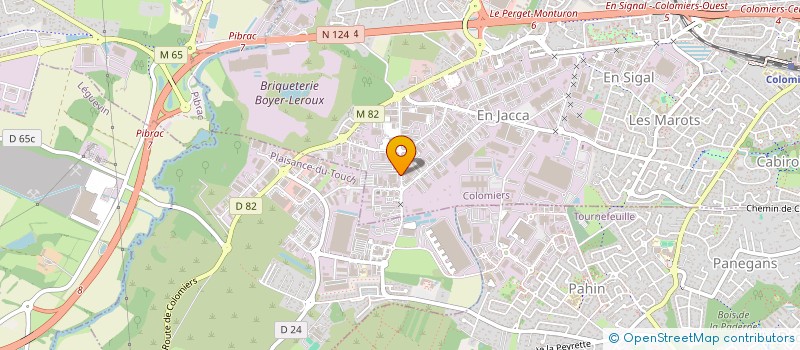 localisation de l'entreprise SCI CHARPENTES à COLOMIERS