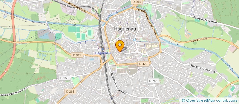 localisation de l'entreprise SCI CHARPENTIER  HAGUENAU