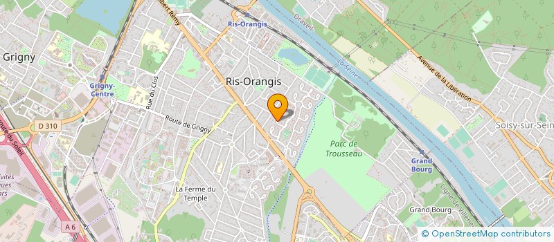localisation de l'entreprise SCI CHARPENTIER à RIS-ORANGIS