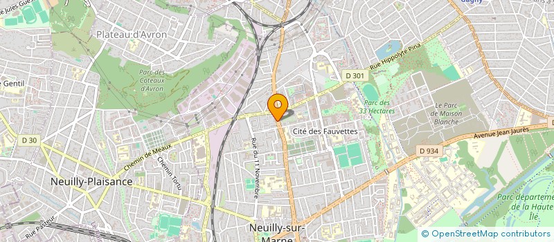 localisation de l'entreprise SCI CHARPENTIER  NEUILLY-SUR-MARNE