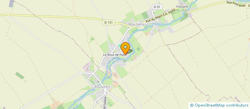 localisation de l'entreprise SCI CHARPENTIER à MAIZIERES