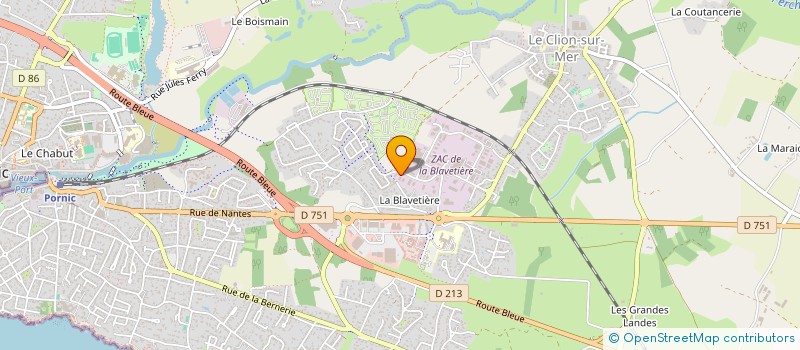 localisation de l'entreprise SCI CHARPENTIER COLIN  FROSSAY