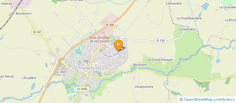 localisation de l'entreprise SCI CHARPENTIER-NOYER  TREMENTINES