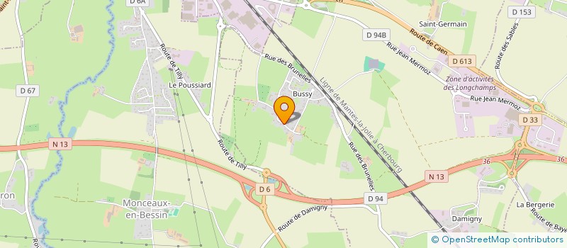 localisation de l'entreprise SCI CHARPENTIER PORET  SAINT-MARTIN-DES-ENTREES