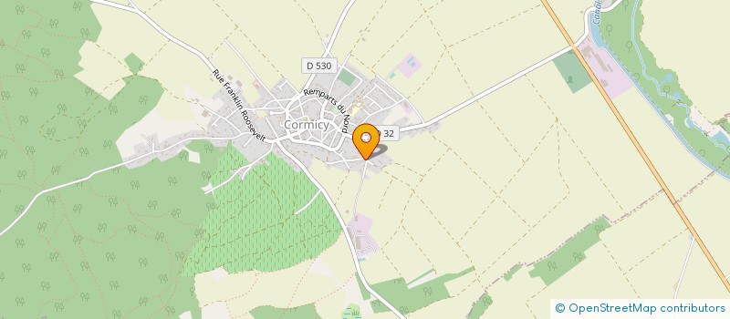 localisation de l'entreprise SCI CHARPENTIERS DE MERFY  MERFY