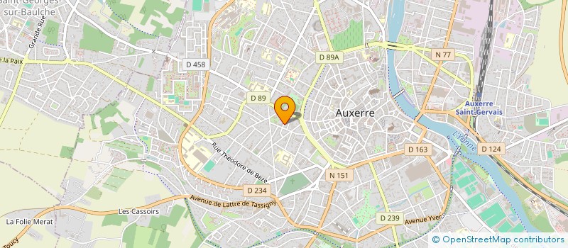localisation de l'entreprise SCI CHARPER à AUXERRE