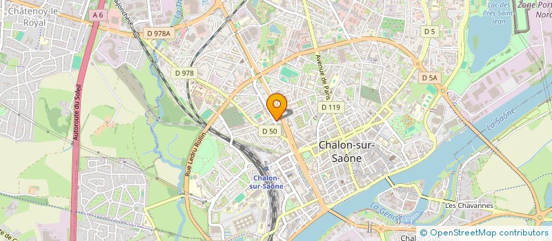 localisation de l'entreprise SCI CHARPY à CHALON-SUR-SAONE