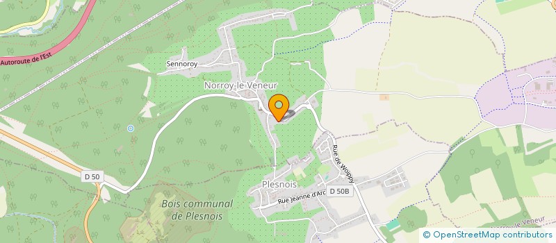 localisation de l'entreprise SCI CHARRAU  NORROY-LE-VENEUR