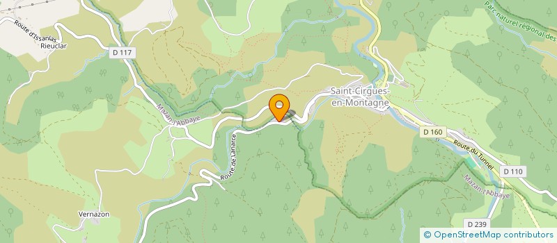 localisation de l'entreprise SCI CHARRE FRERES  MAZAN-L'ABBAYE