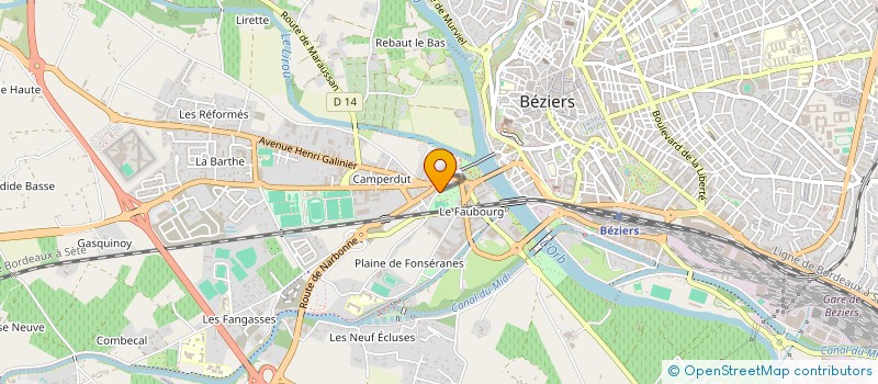 localisation de l'entreprise SCI CHARREL-MARTIN  TULLINS