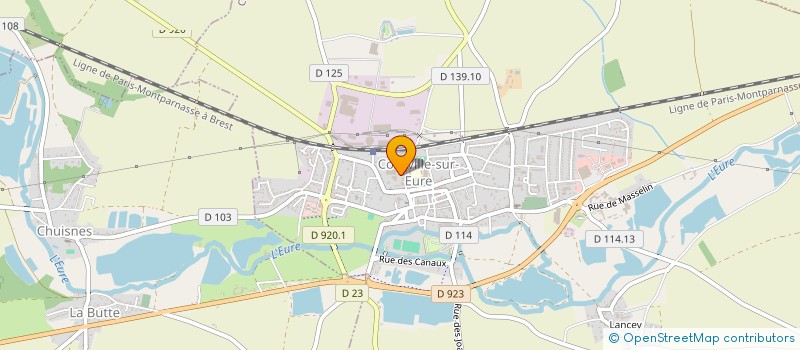localisation de l'entreprise SCI CHARRIER à COURVILLE-SUR-EURE