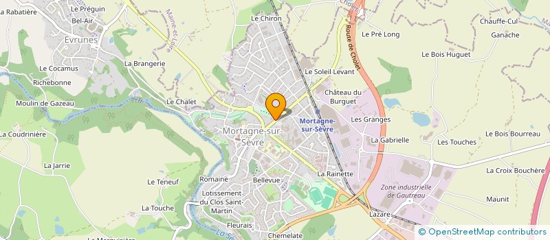 localisation de l'entreprise SCI CHARRIER  MORTAGNE-SUR-SEVRE