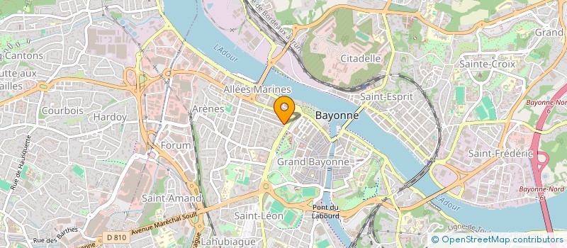localisation de l'entreprise SCI CHARRIER à BAYONNE
