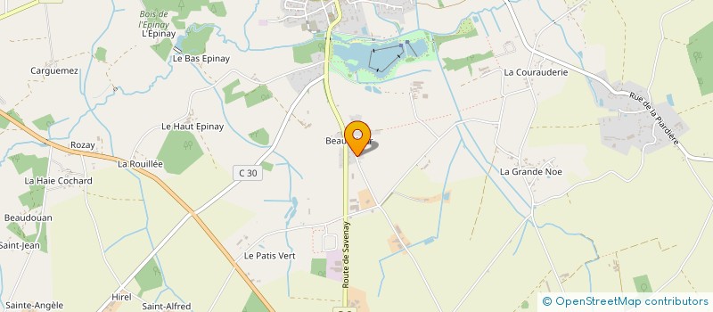 localisation de l'entreprise SCI CHARRIER  PLESSE