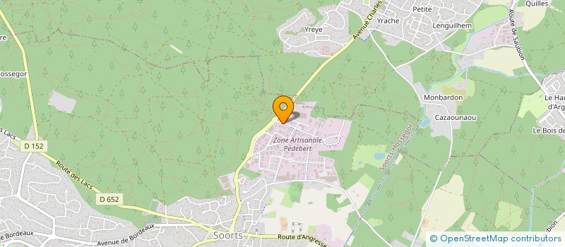 localisation de l'entreprise SCI CHARRITTE  SOORTS-HOSSEGOR