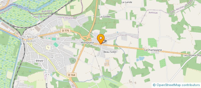 localisation de l'entreprise SCI CHARROM  SAINT-NICOLAS-DE-REDON