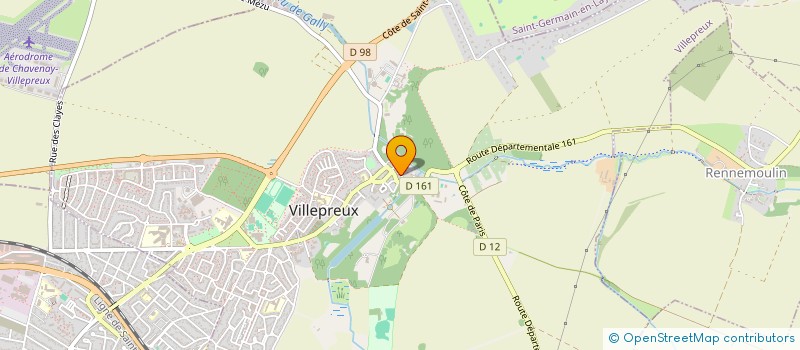 localisation de l'entreprise SCI CHARRON  VILLEPREUX