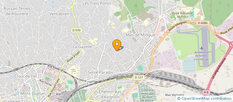 localisation de l'entreprise SCI CHARRON  NIMES