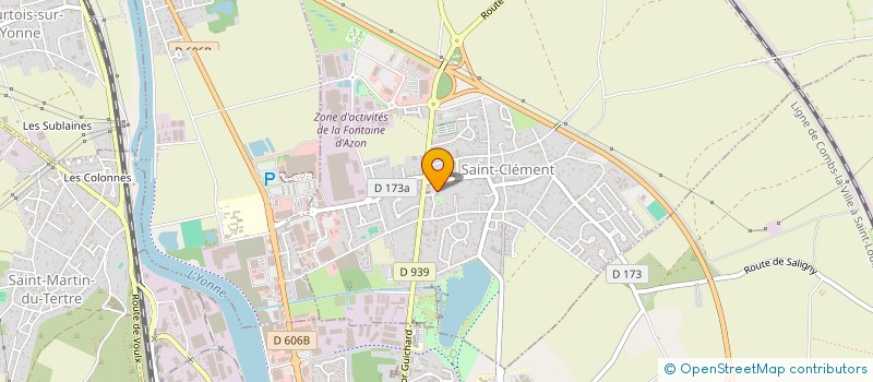 localisation de l'entreprise SCI CHARRON-BLANCHOT à SAINT-CLEMENT
