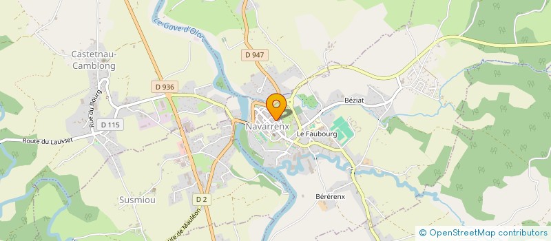 localisation de l'entreprise SCI CHARTEZ MENDIBIL  NAVARRENX