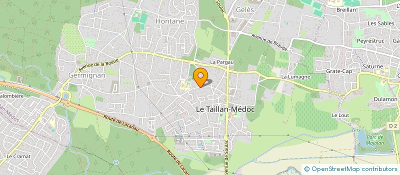 localisation de l'entreprise SCI CHARTHUR  LE TAILLAN-MEDOC