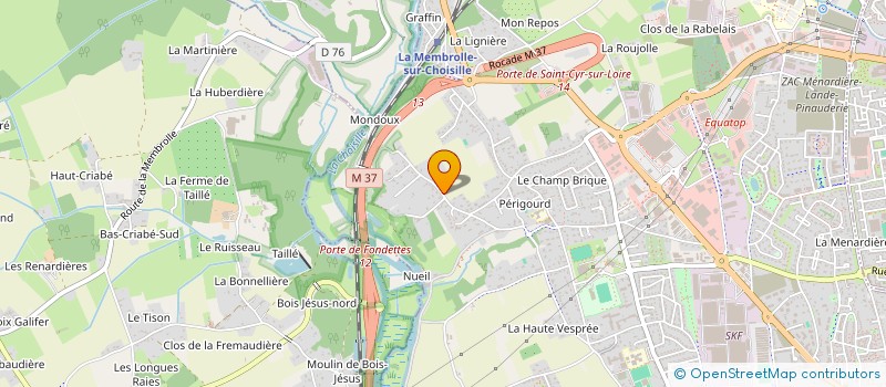 localisation de l'entreprise SCI CHARTIER à SAINT-CYR-SUR-LOIRE