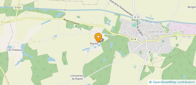 localisation de l'entreprise SCI CHARTIER à VIENNE-EN-VAL