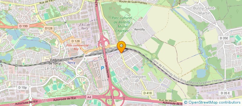 localisation de l'entreprise SCI CHARTIER  COLLEGIEN