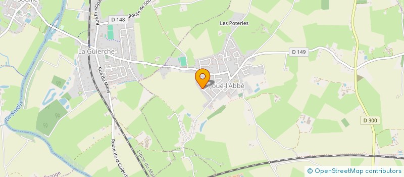 localisation de l'entreprise SCI CHARTIER-FOURNIER  JOUE-L'ABBE