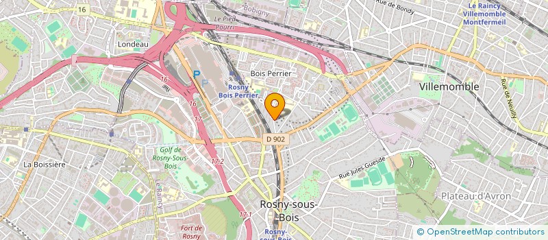 localisation de l'entreprise SCI CHARTON à ROSNY-SOUS-BOIS