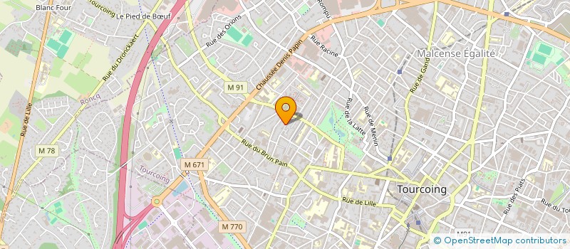 localisation de l'entreprise SCI CHARTRES 16  TOURCOING