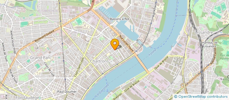 localisation de l'entreprise SCI CHARTRES FELICIA  BORDEAUX