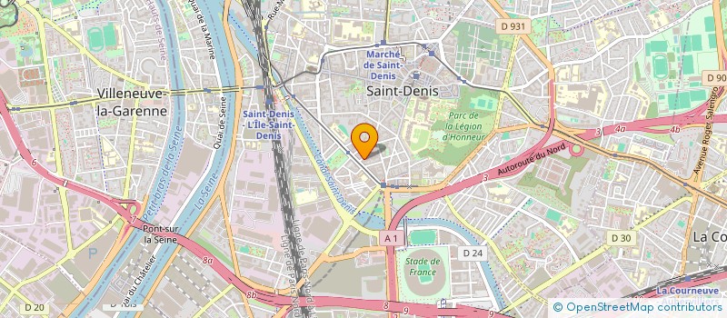 localisation de l'entreprise SCI CHARTRES HASL  SAINT-DENIS