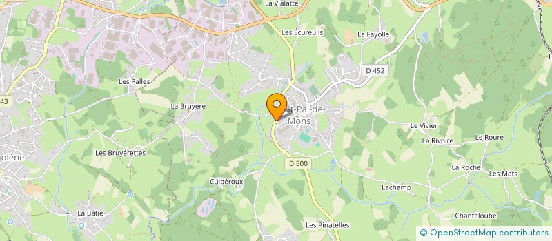 localisation de l'entreprise SCI CHARTREUSE  SAINT-PAL-DE-MONS