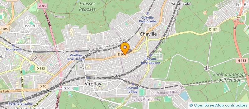 localisation de l'entreprise SCI CHARTREUSE à CHAVILLE