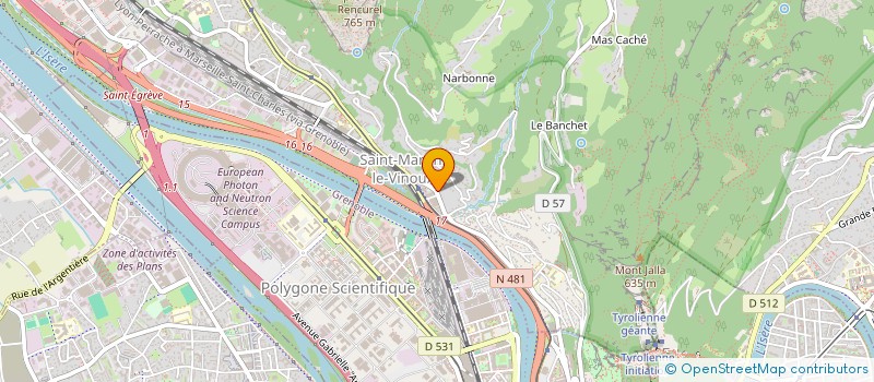 localisation de l'entreprise SCI CHARTREUSE  SAINT-MARTIN-LE-VINOUX