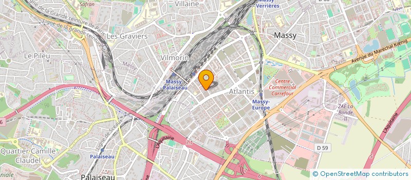 localisation de l'entreprise SCI CHARTREUX à MASSY