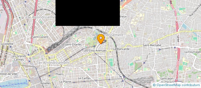localisation de l'entreprise SCI CHARTREUX H.M à MARSEILLE