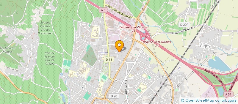 localisation de l'entreprise SCI CHARTRON DUPARD  PULIGNY-MONTRACHET