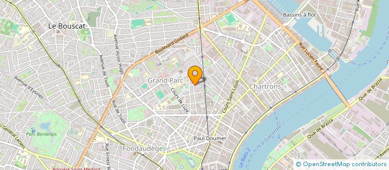 localisation de l'entreprise SCI CHARTRONS IMMOBILIER  BORDEAUX